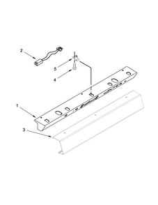 Control Panel Parts Diagram and Parts List for JS42NXFXDE00  Jenn-Air Refrigerator