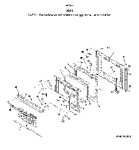 Door Diagram and Parts List for 79042539311  Kenmore Range