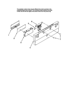 Control Panel Parts Diagram and Parts List for MDB8951BWQ0  Maytag Dishwasher