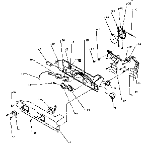 Ice And Water Cavity Diagram and Parts List for SXD22Q2L-P1181308WL  Amana Refrigerator