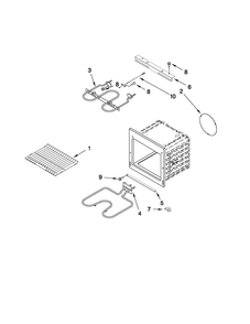 Part Location Diagram of WPW10314412 Whirlpool Control Panel
