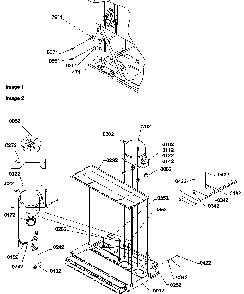 Machine Compartment Diagram and Parts List for ATS518SW-P1183714WW  Amana Refrigerator