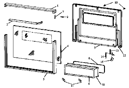 Part Location Diagram of 0076873 Whirlpool Gasket, oven window s