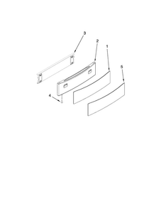 Drawer Parts Diagram and Parts List for JES9750CAS01  Jenn-Air Range