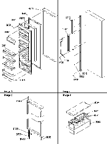 Refrigerator Door And Accessories Diagram and Parts List for GSGD21B-P1193905WW  Amana Refrigerator