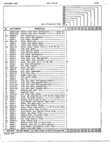 Doors/misc Page 2 Diagram and Parts List for 17774A  Admiral Refrigerator