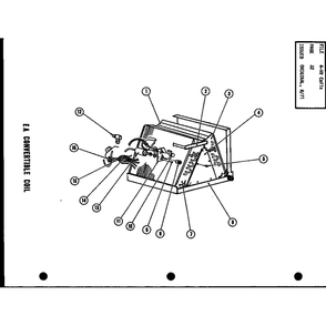 Ea Convertible Coil Diagram and Parts List for EA48X P52801-5C Amana Air Conditioner