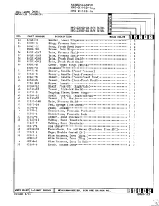 Doors Page 3 Diagram and Parts List for 23903-0A  Admiral Refrigerator