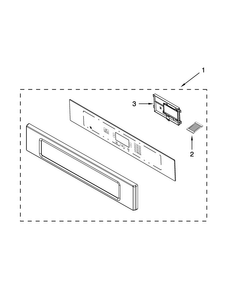Control Panel Parts Diagram and Parts List for JMC2127WS02  Jenn-Air Microwave