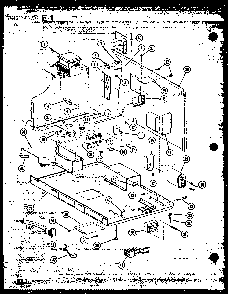Transformer/fuse Diagram and Parts List for CRMC-30 P74919-2M Amana Microwave
