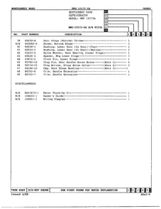 Doors/misc Page 3 Diagram and Parts List for 19572A  Admiral Refrigerator