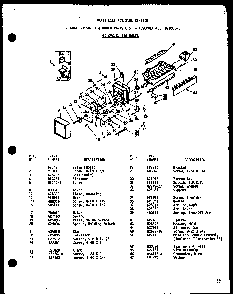 Section 8 Diagram and Parts List for SRI-22E-P74100-11W  Amana Refrigerator