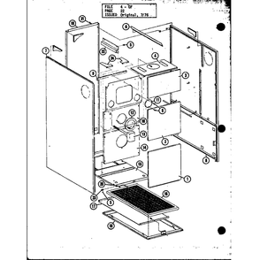 Part Location Diagram of R0178383 Whirlpool Cover-clean out