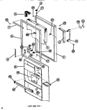 LOWER DOOR Diagram and Parts List for TM516F1 P7705205W Amana Refrigerator