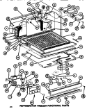 FUNCTIONAL PARTS (REF / FRZ) Diagram and Parts List for TM516K1 P7816001W Amana Refrigerator