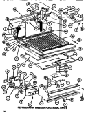 FUNCTIONAL PARTS (REF / FRZ) Diagram and Parts List for TC522K P7816004W Amana Refrigerator