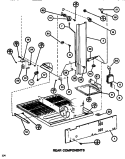 REAR COMPONENTS Diagram and Parts List for TC522K P7816004W Amana Refrigerator