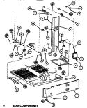 REAR COMPONENTS Diagram and Parts List for TR518M P7816006W Amana Refrigerator