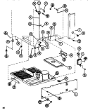 REAR COMPONENTS Diagram and Parts List for TM516N1 P1109804W Amana Refrigerator