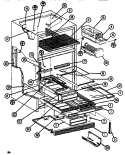 INTERIOR ACCESSORIES Diagram and Parts List for TR520N1 P1109802W Amana Refrigerator