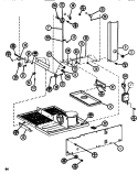 REAR COMPONENTS Diagram and Parts List for TC522N P1109801W Amana Refrigerator