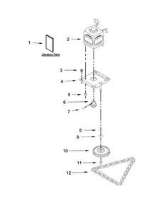 Motor And Drive Parts Diagram and Parts List for MTUC7500ADE1  Maytag Trash Compactor