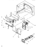 EVAP AREA Diagram and Parts List for TG518SW P1180901W Amana Refrigerator