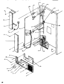 CABINET BACK Diagram and Parts List for TG518SW P1180901W Amana Refrigerator