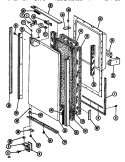 Page 2 Diagram and Parts List for SDI522F1 P7540017W Amana Refrigerator
