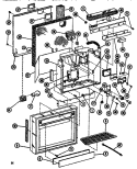 Page 10 Diagram and Parts List for SDI522F1 P7540017W Amana Refrigerator