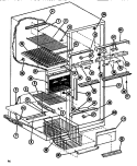 Page 4 Diagram and Parts List for SDI522F1 P7642502W Amana Refrigerator