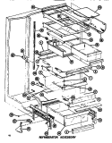REF ACCESSORY Diagram and Parts List for SDI522F1 P7642502W Amana Refrigerator