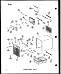 Part Location Diagram of B1159101 Whirlpool WARNING LAMP Assembly
