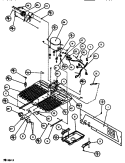 MACHINE COMPARTMENT Diagram and Parts List for SXDT522J P7845304W Amana Refrigerator