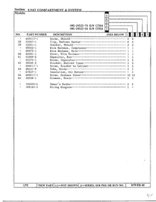 Unit Compartment And System Page 3 Diagram and Parts List for 24522-7A  Admiral Refrigerator