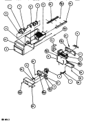 ICE BUCKET & ICEMAKER Diagram and Parts List for SXDT522J P7845304W Amana Refrigerator