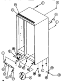 Part Location Diagram of D7829302 Whirlpool Ext outer case