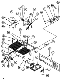 MACHINE COMPARTMENT Diagram and Parts List for SC519J P7804505W Amana Refrigerator