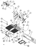 TECUMSEH COMPRESSOR Diagram and Parts List for SB520K P1140701W Amana Refrigerator