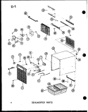 DEHUMIDIFIER PARTS Diagram and Parts List for DH2220W P5434120R Amana Dehumidifier