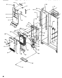 EVAP & HANDLING (FZ) Diagram and Parts List for SB520SW P1185001W W Amana Refrigerator