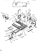 MACHINE COMPARTMENT Diagram and Parts List for SRDE520SW P1183101W W Amana Refrigerator