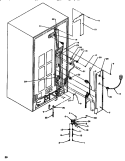 CABINET BACK Diagram and Parts List for SRDE520SW P1183101W W Amana Refrigerator