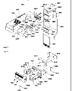 Ice Maker/control Assembly Diagram and Parts List for SBD522VE-P1320303WE  Amana Refrigerator