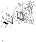 ICE & WATER CAVITY Diagram and Parts List for SXDE526M P1164001W Amana Refrigerator