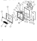 ICE & WATER CAVITY Diagram and Parts List for ASE526K P1109904W Amana Refrigerator
