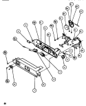 ICE & WATER CAVITY Diagram and Parts List for SXDT522M P1164201W Amana Refrigerator