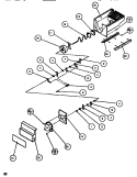 ICE BUCKET & ICEMAKER Diagram and Parts List for SXDT522M P1164201W Amana Refrigerator