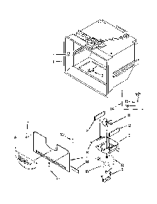Freezer liner parts Diagram and Parts List for 59672383412  Amana Refrigerator