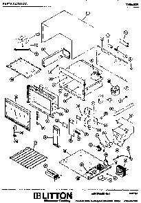 Mw Parts Diagram and Parts List for K-1560000  Amana Microwave